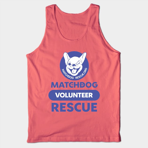 MDR Volunteer Purple Tank Top by matchdogrescue